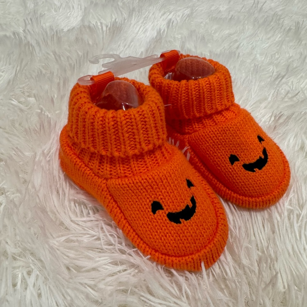 Pumpkin Booties 🎃